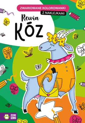 Obrázok produktu pre Zwariowane kolorowanki Rewia kóz - Opracowanie Zbiorowe (Buch auf Polnisch)