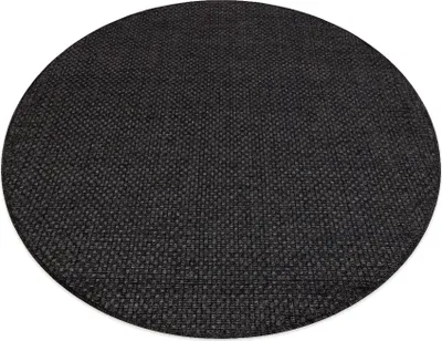 Produktbild von Teppich TIMO 0000 Kreis SISAL draussen schwarz Schwarz rund 150 cm