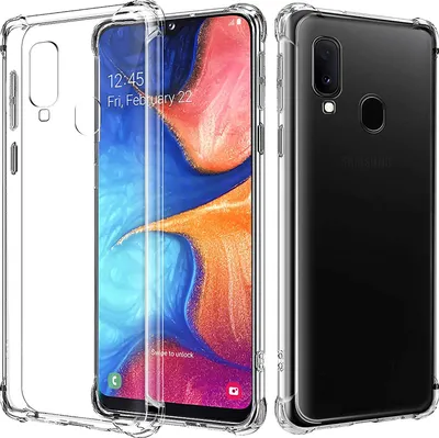Immagine prodotto di Custodia per Samsung Galaxy A20e - Custodia antiurto trasparente per telefoni cellulari Custodia protettiva antigraffio ultra sottile Phonillico