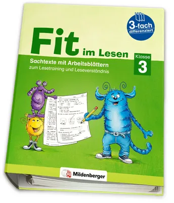 Immagine prodotto di Fit im Lesen - Sachtexte, Klasse 3