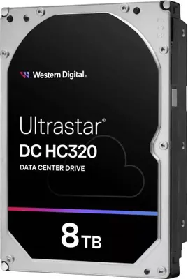 Produktbild von Western Digital Ultrastar DC HC320, 8 TB, 7200 RPM, 256 MB, 3.5", Serial ATA III