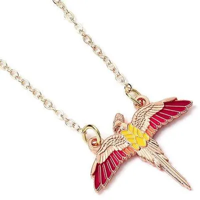 Immagine prodotto di Collana Fawkes di Harry Potter (placcata oro)