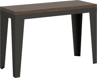 Produktbild von ITAMOBY - Ausziehtisch 120/200x45/90 cm Flame Double Nussbaum Gestell in Anthrazit