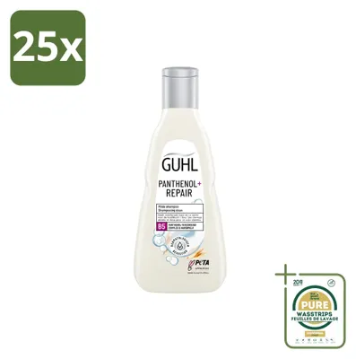 Productafbeelding van 25 x Guhl Panthenol+ Herstellende Shampoo - 250 ml - Voorraadverpakking - 25 stuks
