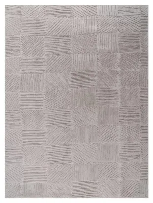 Produktbild von Paco Home Teppich Wohnzimmer Kurzflor Boho Skandi Design Geometrisches Muster Einfarbig 200x280 cm