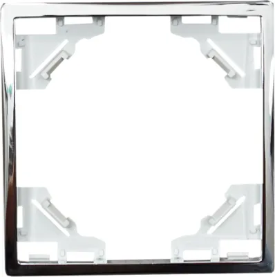 Produktbild von Zierring Chrom für Glasrahmen Serie QUADRA