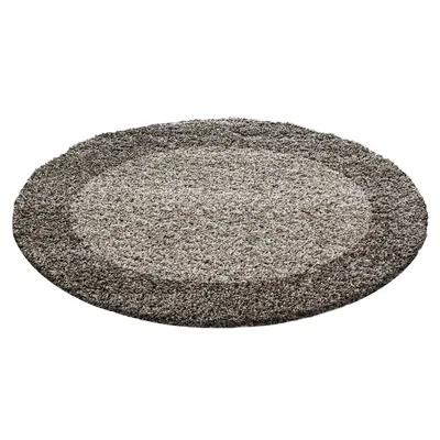 Produktbild von Ayyildiz Hali LIFE1601601503TAUPE, Teppich, Polypropylen (PP), Graubraun, Rund, 1600 mm, 1600 mm