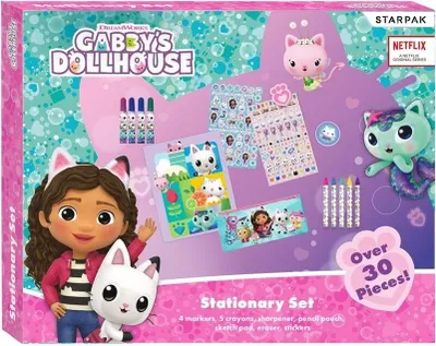 Zdjęcie produktu dla Starpak Zestaw Kreatywny Gabi's Dollhouse: Kredki, Naklejki I Więcej!