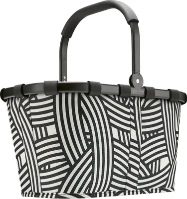 Obrázek produktu pro reisenthel carrybag, nákupní košík, košík, piknikový košík, taška na přenášení, polyesterová tkanina, rám Zebra, 22 l, BK1032