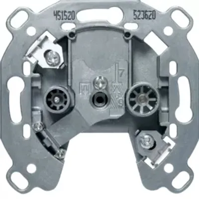 Produktbild von Berker 451520 Antennen-Steckdose 2Loch Durchgangsdose Modul-Einsätze