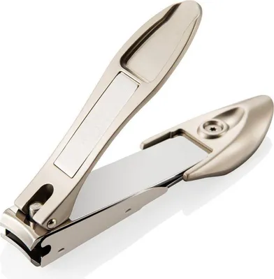 Immagine prodotto di Tagliaunghie professionale per unghie spesse in acciaio inox con raccoglitore
