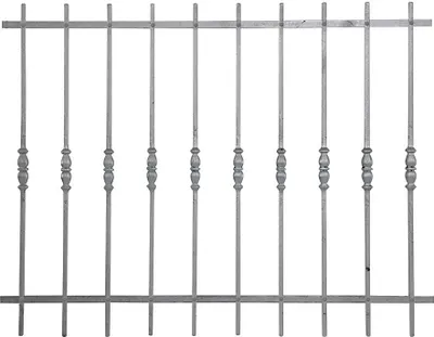 Produktbild von Fenstergitter Triest aus Stahl   - Breite: 116 cm, Höhe: 100 cm