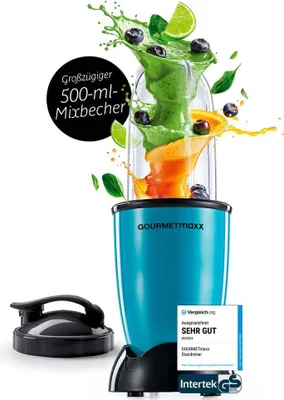 Immagine prodotto di 'GOURMETmaxx Mr. Magic Power 400 Pro con set di accessori M - Frullati, smoothie & Co.