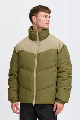 Produktbild von Solid SDMoritz Herren Steppjacke Winterjacke Jacke mit hochschließendem Kragen Reißverschlusstaschen Druckknöpfe am Ärmel Relaxed fit