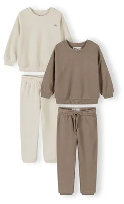 Produktbild von Minoti Hose 2er Pack Creme Gr. 116 für Jungen