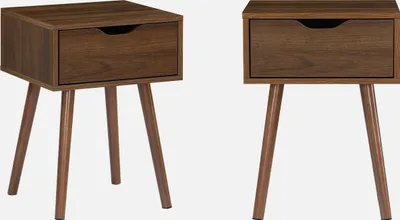 Two identical nightstands are shown against a white background.