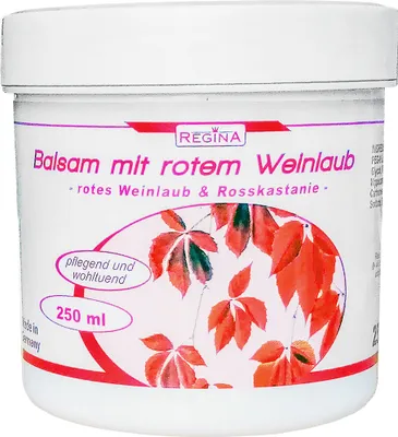 Produktbild von BALSAM mit rotem WEINLAUB 250ml Fußcreme Beincreme Fuß Creme Salbe Lotion 44