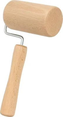 Immagine prodotto di Mattarello grande per teglia | Mattarello da cucina in legno | Mattarello da forno | Mattarello robusto per stendere la pasta