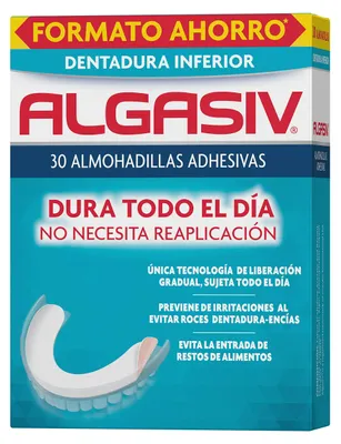 Image de Algasiv, adhésif pour prothèses dentaires, 30 pièces