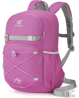 Produktbild von Kinderrucksack 15L Wanderrucksack für Jungen & Mädchen Outdoor Lila