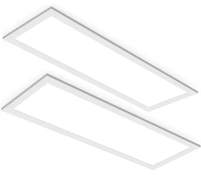 Obrázek produktu pro Stropní svítidlo, stmívatelné, energeticky úsporné, 2 kusy, 60 cm, neutrální světlo, bílá barva