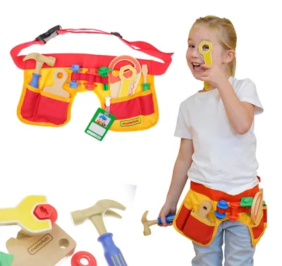 Image de MASTERKIDZ Pas Z Narzędziami Stolarza 12 Elementów