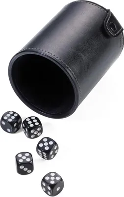 Produktbild von TROIKA GAM60/BK, Würfelbecher, Schwarz