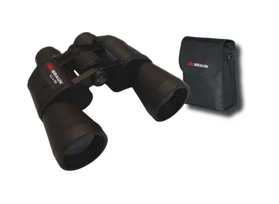 Obrázok produktu pre Braun Binocular 12x50, BK-7 Porro, 12x, 5 cm, Čierna, 780 g