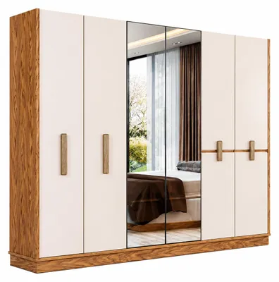 Image de Armoire miroir, armoires de chambre, armoire de rangement, Image générée par une IA
