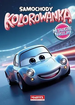 Immagine prodotto di Libro da colorare. Auto con adesivi metallizzati - Maciej Ratajczyk