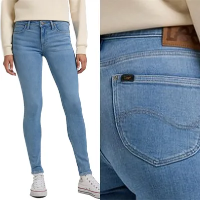 Immagine prodotto di LEE, Jeans da donna, Skinny fit, SCARLETT, W28 L31, Blau, Jeans, baggyjeans, buggy