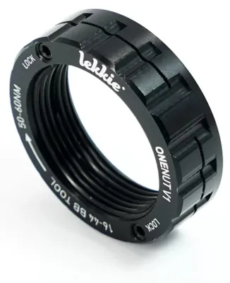 Produktbild von windmeile | Lekkie OneNut Verschlussring, Schwarz, kompatibel zu Bafang BBS Systeme, Befestigung des Motors, E-Bike, Pedelec