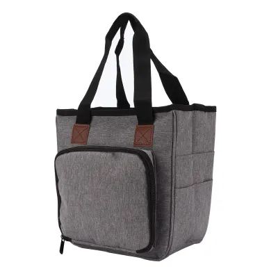 Zdjęcie produktu dla Torba dziewiarska, torba dziewiarska, torba na przędzę, organizer dziewiarski, torba do przechowywania przędzy, torba do przechowywania przędzy