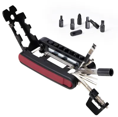 Productafbeelding van Solidchoice - Multifunctionele Fietsonderhoudset, 25-in-1 Gereedschapset
