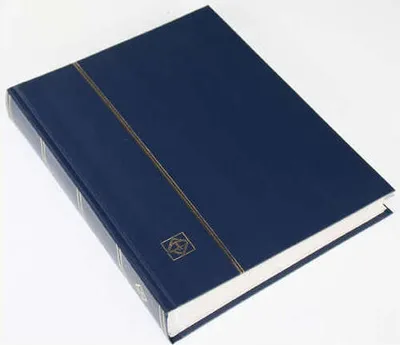 Produktbild von LEUCHTTURM Einsteckalbum 64 weiße Seiten, dunkelblauer Einband