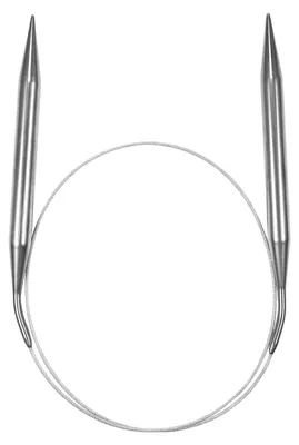 Produktbild von 10 mm Rundstricknadeln, austauschbar, Edelstahl, 80 cm