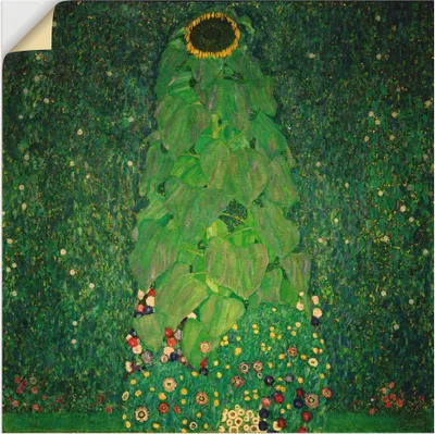 Produktbild von ARTland Wandbild, selbstklebend Die Sonnenblume Größe: 50x50 cm