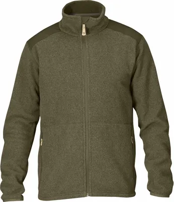 Image de Veste polaire homme Fjällräven Sten Fleece olive foncé , Taille:M