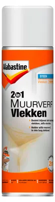 Productafbeelding van Alabastine - 2-In-1 Muurverf Vlekken (Spuitbus) - Wit - 500 ML
