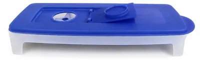 Produktbild von TUPPERWARE Gefrier-Behälter Eiswürfler weiß lila G29 Eiswürfelwunder