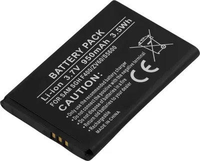 Obrázok produktu pre Avizar, Li-Ion 3,7 V batéria pre telefón Samsung SGH F400 náhradná 950 mAh, čierna