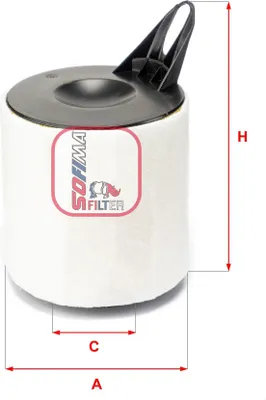 Produktbild von Luftfilter SOFIMA S 7595 A für BMW 3 Touring (E91) Filtereinsatz