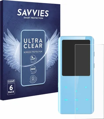 Produktbild von 6x Für AGPtek A19X Schutzfolie Savvies Displayschutz Display Schutz Folie Klar Transparent