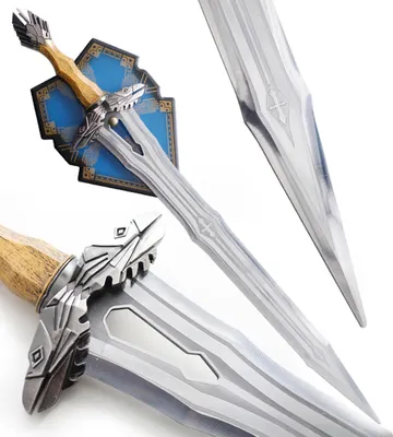 Produktbild von Der Hobbit Replik Schwert Regal Thorin Eichenschild Säbel