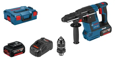 Produktbild von Akku-Bohrhammer mit SDS plus GBH 18V-26F, 2 x Akku GBA 18V 5.0Ah in L-BOXX
