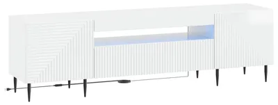 Produktbild von vidaXL LED-TV-Schrank Hochglanz Weiß Holzwerkstoff
