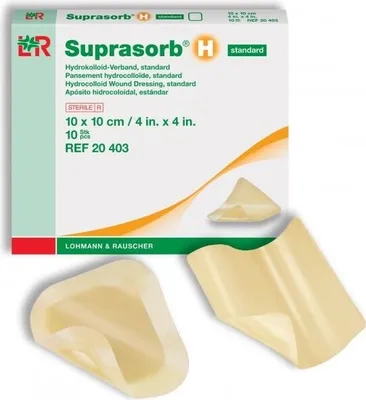 Produktbild von Suprasorb H, Hydrokolloid-Verband Sacrum, 14 x 16cm, Pack: 5 Stück | Packung (5 Stück)