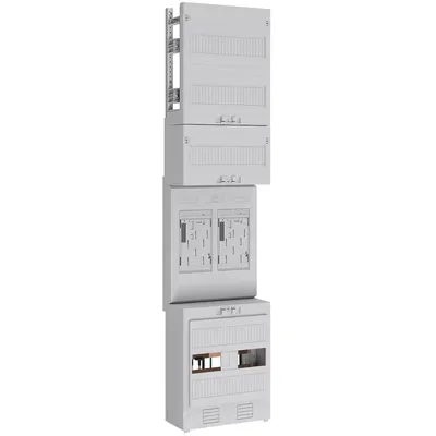 Produktbild von ABN BRAUN AG ABN Zählerplatz eHZ 2Z EZ17320 m.Klemmstein OKK 5p 250x1050mm