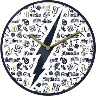 Produktbild von Wanduhr Harry Potter 25 cm – Hogwarts-Wappen