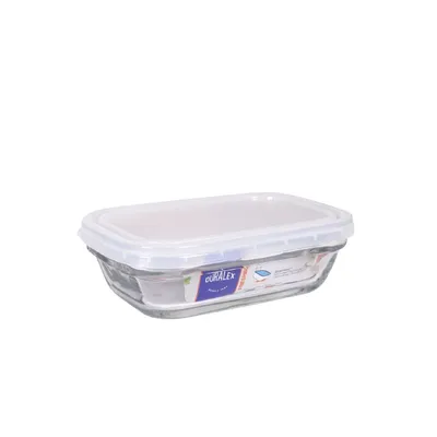 Zdjęcie produktu dla Prostokątny pojemnik na lunch z pokrywką Duralex Freshbox 400 ml Przezroczysty prostokątny